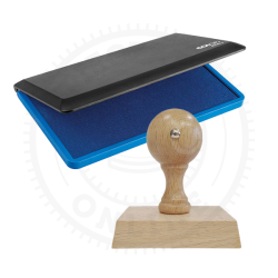 Zestaw: Colop poduszka micro 1 + stempel drewniany (60x25)