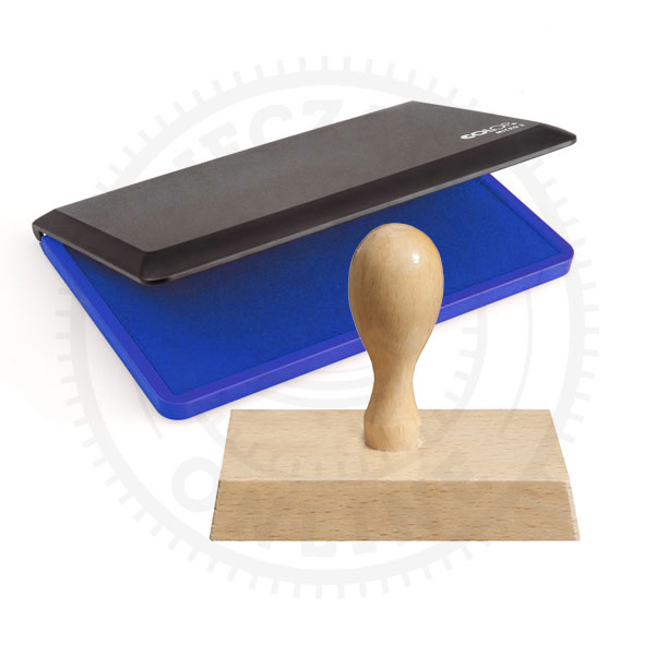 Zestaw: Colop poduszka micro 2 + stempel drewniany (100x50)