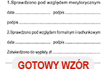 Pieczątki tabelaryczne - szablon 04