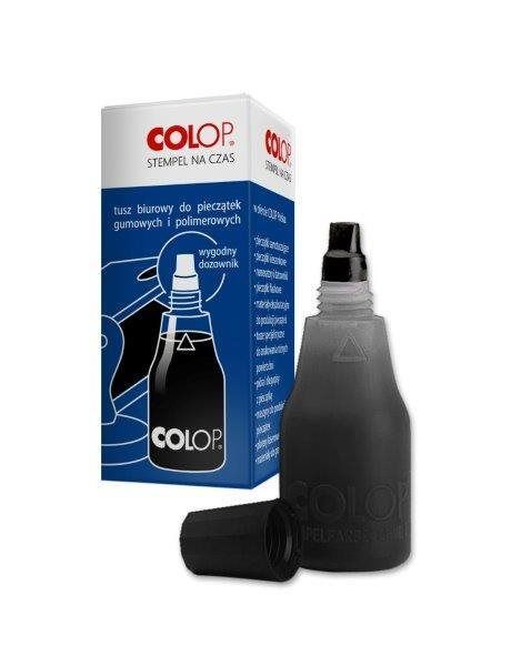 Colop - tusz do pieczątek 25ml (czarny)